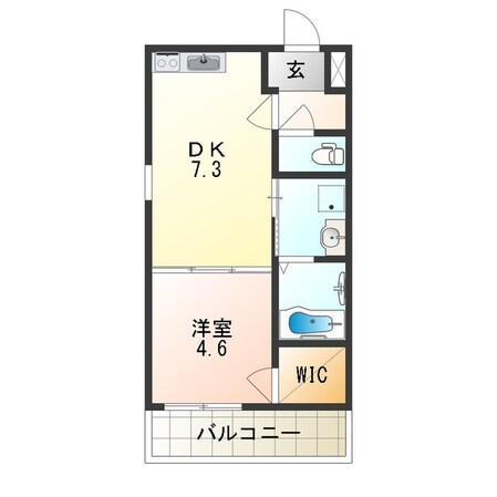 鴫野駅 徒歩9分 3階の物件間取画像